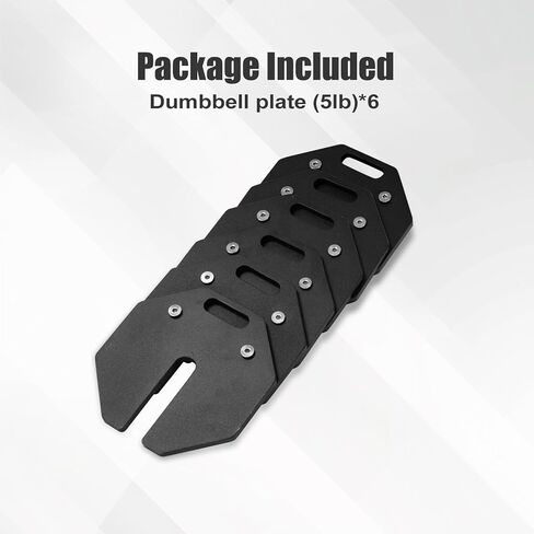 لوحات وزن الدمبل القابلة للتعديل 8 قطع ، كل 5 رطل (5 رطل × 8) متعددة الاستخدامات متينة in Kuwait