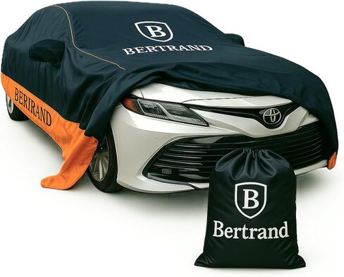 Premium Car Cover – Waterproof 6-Layer Protection, Cotton-Lined, 100% UV Resistant – Reduces Hail Impact – Windproof, Breathable, Driver-Side Zipper – Universal Fit for Sedans & SUVs (XL) in Saudi Arabia