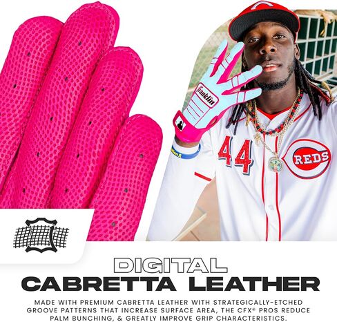 Franklin Sports MLB Baseball Batting Gloves - CFX Pro Compe + Youth - Baseball + Softball - أحجام متعددة + ألوان in Saudi Arabia