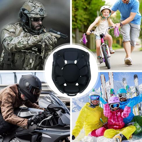 وسادات خوذة Airsoft عالمية من AOUTACC، مجموعة حشوات إسفنجية بديلة للخوذة، مجموعة ملحقات لخوذة Fast/Mich/ACH/USMC/PASGT in Kuwait