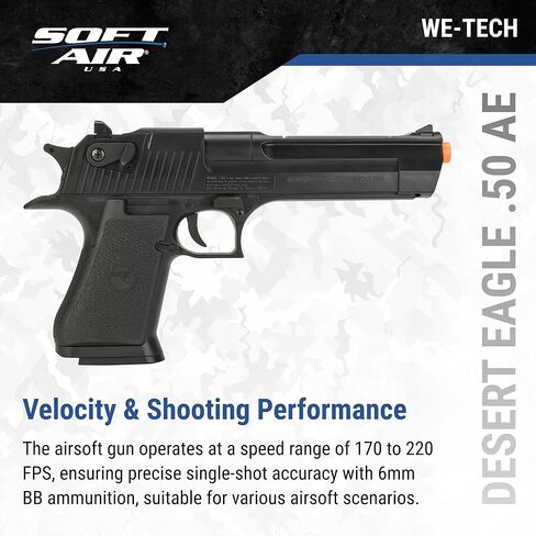 مسدس Airsoft يعمل بالطاقة الربيعية من نسر الصحراء in Kuwait