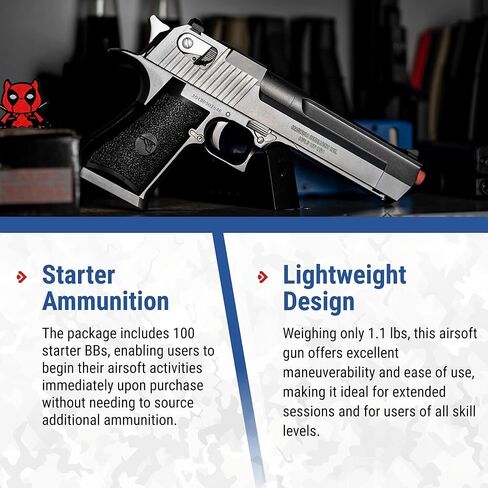 مسدس Airsoft يعمل بالطاقة الربيعية من نسر الصحراء in Kuwait