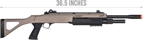 مضخة بندقية Airsoft High FPS Tri-Shot مقاس 11 بوصة من نوع BO Manufacture FABARM STF مع مخزون ثابت (تتضمن قذيفتين) in Kuwait