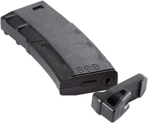 لانسر التكتيكية الادسنس M4 M16 سلسلة بوليمر 130 سعة مستديرة نافذة شفافة عالية السرعة MidCap مجلة Airsoft in Kuwait