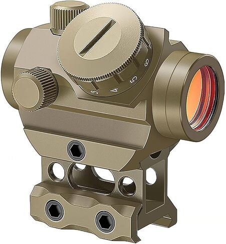 Beileshi Red Dot Sight، 4 MOA Compact Red Dot Gun Sight نطاق البندقية مع حامل ارتفاع 1 بوصة in Kuwait