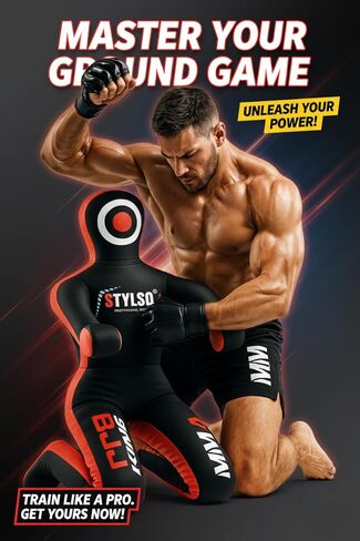 Grappling Dummy for Adults, Unfilled Wrestling Dummy, Hanging Jiu Jitsu Dummy for BJJ, MMA, Judo, Karate, Martial Arts in Saudi Arabia