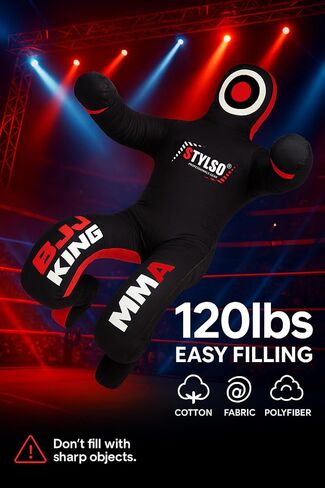 Grappling Dummy for Adults, Unfilled Wrestling Dummy, Hanging Jiu Jitsu Dummy for BJJ, MMA, Judo, Karate, Martial Arts in Saudi Arabia
