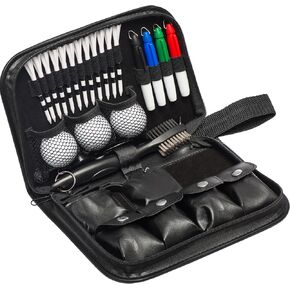 HIRQUITICKE Golf Gift Sets for Men & Women with Accessories Set & Case, Balls, Rangefinder, Tees, Brush, Multifunctional Divot Knife, Scorer, Ball Clamp in Saudi Arabia