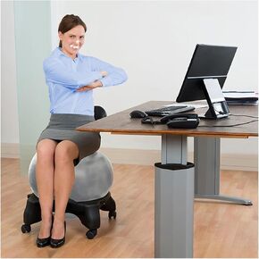 كرسي كرة اليوجا، كرة اليوجا، كرة التمرين، كرسي كرة اليوجا، كرسي كرة مريح للمكتب، كرسي كرة اليوجا للتمرين، مقعد كرة اليوجا للبالغين يخفف آلام الظهر، كرسي كرات الولادة مع عجلات in Kuwait