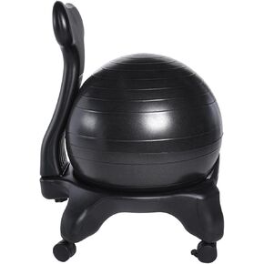 Yoga Ball Chair,Yoga Ball，Exercise Ball, Yoga Ball Chair Desk Ball Chair with Back Support Exercise Ball Seat for Workout Pilates & Physical Therapy Ergonomic Chair in Kuwait