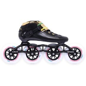 Inline Speed Skate for Men Women, Adult Fitness Racing Inline Skates 4 X 90-110mm Wheels Professional Carbon Fibre Speed Roller Skates, Unisex in Kuwait