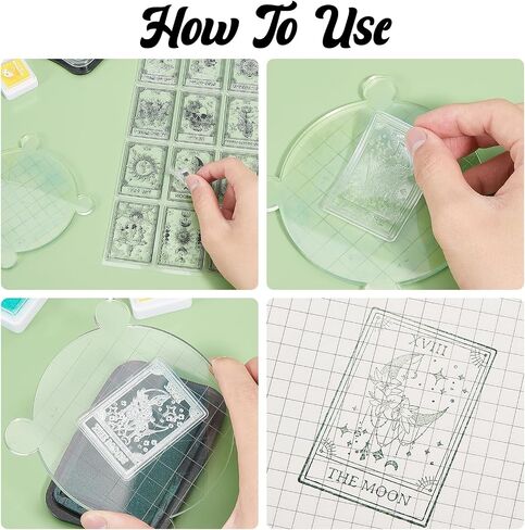 Globleland 12 Zodiac Women Signs Clear Stamps for Making Magic Tarot Card Silicone Clear Stamp Seals 11.69x8.27inch Stamps Form in Saudi Arabia
