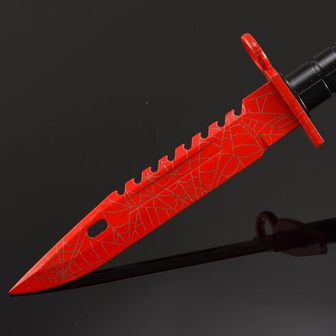 Superbuybox Game CSGO M9 Bayonet Knife Crimson Web Replica Toy Models Martial Arts Game Collection Gift Desk Decor in Saudi Arabia