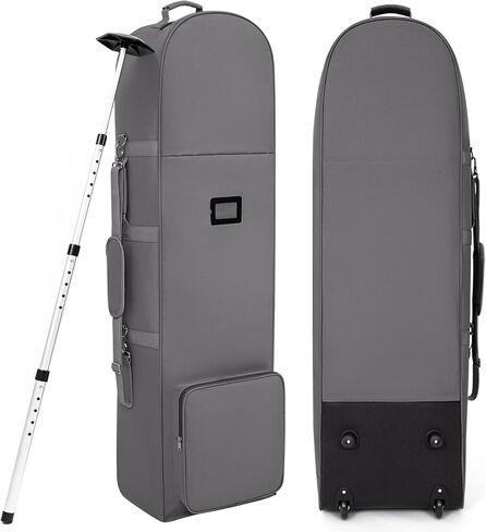 حقائب سفر للجولف لشركات الطيران مع قضيب دعم قابل للتعديل وأشرطة كتف قابلة للفصل، حافظة صلبة علوية ناعمة قابلة للطي لنادي الجولف in Kuwait