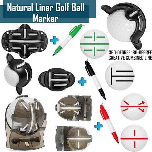 HIRQUITICKE Golf Gift Sets for Men & Women with Accessories Set & Case, Balls, Rangefinder, Tees, Brush, Multifunctional Divot Knife, Scorer, Ball Clamp in Saudi Arabia