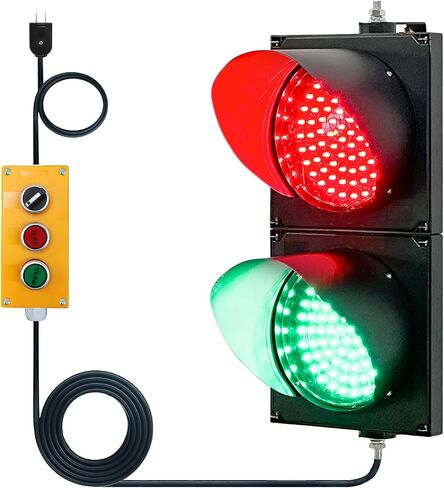 200mm（8inch） Remote Control, AC85-265V No Battery,Traffic/Stop/Go Light Lamp Lights,PC Housing Water Resistant IP54 in Saudi Arabia