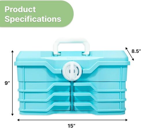 Best Kept | Portable Carrying Case | Diaper Caddy Organizer | Plastic | Portable Storage Box | Baby Shower For Girl | Newborn Essentials Must Haves | Baby Pink in Saudi Arabia