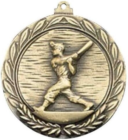 Baseball Little League Medallion with Ribbon - Pack of 100 in Saudi Arabia