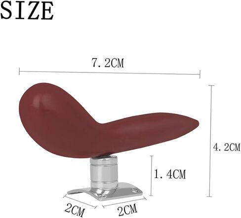 Toyvian Bassoon Thumb Rest Holder with Silver-plated Base and Screws Curved Thick Finger Support to Palm Pressure Lightweight Bassoon Accessory for Comfortable Playing in Saudi Arabia