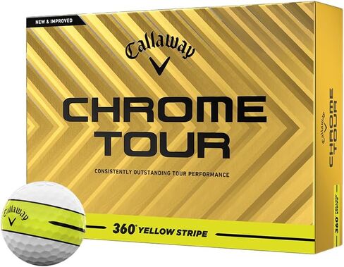 Callaway Chrome Tour 360 Stripe Golf Balls in Saudi Arabia