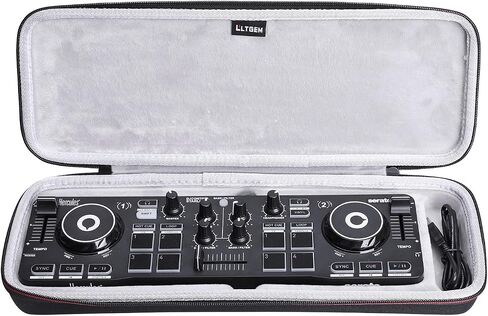 حافظة وحدة تحكم DJ LTGEM لجهاز Hercules DJControl Inpulse 200 - حقيبة حمل واقية للسفر للتخزين الصلب in Saudi Arabia