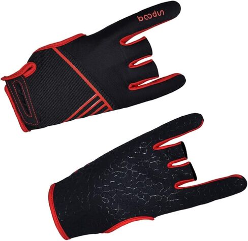 Professional Anti Skid Bowling Gloves Left Right Hand Gloves Sports Gloves Mittens Bowling Accessories 1 Pair Yellow S/M in Saudi Arabia