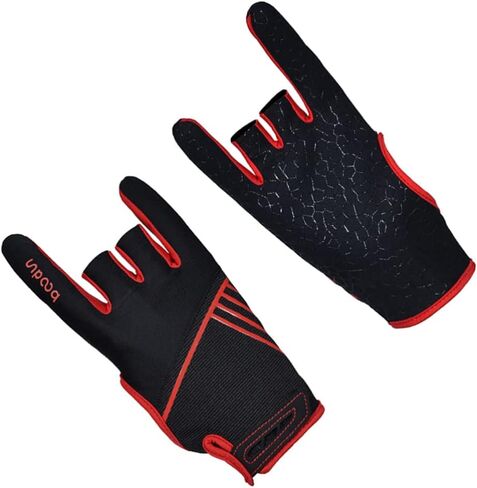 Professional Anti Skid Bowling Gloves Left Right Hand Gloves Sports Gloves Mittens Bowling Accessories 1 Pair Yellow S/M in Saudi Arabia