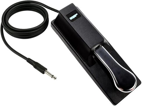 HQRP Sustain Pedal Piano Style compatible with Williams Allegro/Legato/Encore/Etude Mk2 Keyboard Footswitch, Damper Pedal in Saudi Arabia