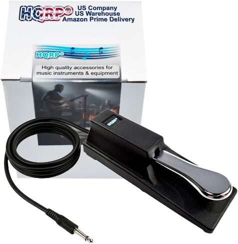 HQRP Sustain Pedal Piano Style compatible with Williams Allegro/Legato/Encore/Etude Mk2 Keyboard Footswitch, Damper Pedal in Saudi Arabia