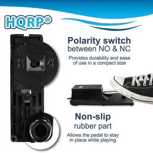 HQRP Sustain Pedal Piano Style compatible with Williams Allegro/Legato/Encore/Etude Mk2 Keyboard Footswitch, Damper Pedal in Saudi Arabia