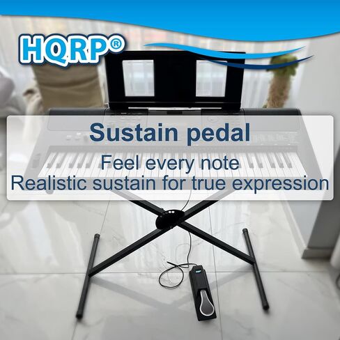 HQRP Sustain Pedal Piano Style compatible with Williams Allegro/Legato/Encore/Etude Mk2 Keyboard Footswitch, Damper Pedal in Saudi Arabia