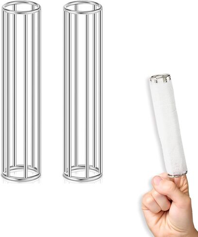 2 Pcs Metal Cage Applicator Tubular Gauze Metal Applicator Cage Tube Gauze Bandage Tubular for Homes Offices in Kuwait