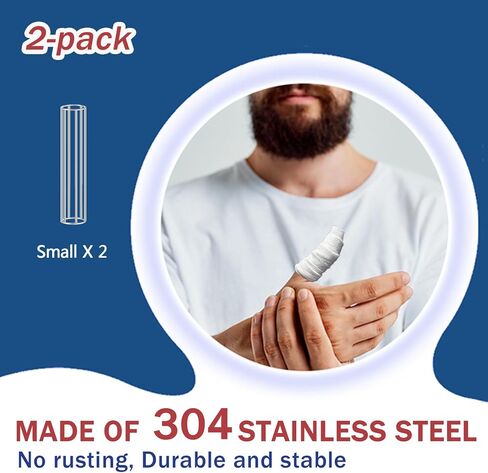 2 Pcs Metal Cage Applicator Tubular Gauze Metal Applicator Cage Tube Gauze Bandage Tubular for Homes Offices in Kuwait