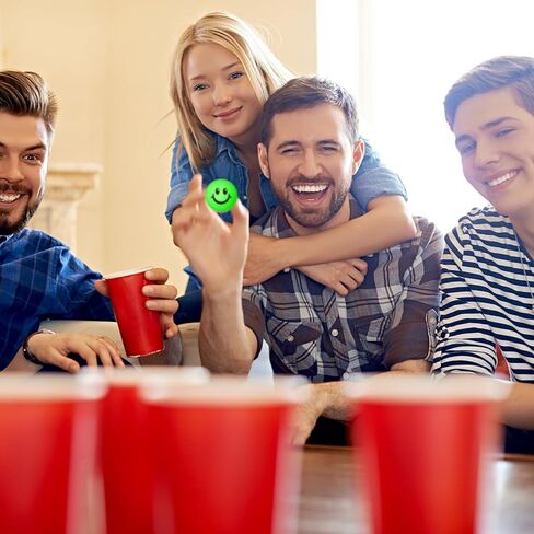 Soulchen 36 قطعة تتوهج في الظلام كرات تنس الطاولة 40 مم كرة تنس طاولة مضيئة كرة نيون خضراء مضيئة للتمرين في الهواء الطلق وديكور الحفلات الليلية والأنشطة الرياضية والحفلات المفضلة كحقيبة هدايا in Kuwait