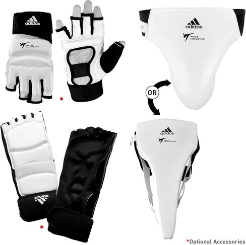adidas Taekwondo Custom Ultimate Sparring Gear Set w/Optional Accessories - Red in Saudi Arabia