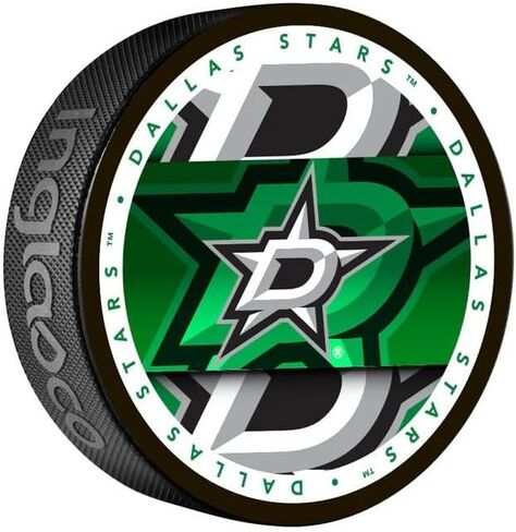 Stars Officially Licensed Medallion Design Hockey Puck in Saudi Arabia