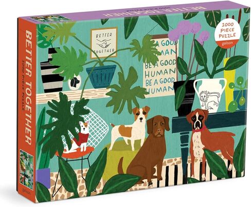 Galison Parisian Life – 1000 Piece Panoramic Puzzle Fun and Challenging Activity with Bright and Bold Artwork of Everyday Living in Paris for Adults and Families in Kuwait