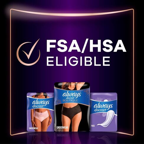 Always Discreet Boutique Incontinence Underwear, Maximum Absorbency, XL (36 Ct) in Saudi Arabia
