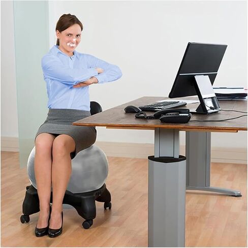 كرسي كرة اليوجا، كرة اليوجا، كرة التمرين، كرسي كرة اليوجا، كرسي كرة مريح للمكتب، كرسي كرة اليوجا للتمرين، مقعد كرة اليوجا للبالغين يخفف آلام الظهر، كرسي كرات الولادة مع عجلات in Kuwait