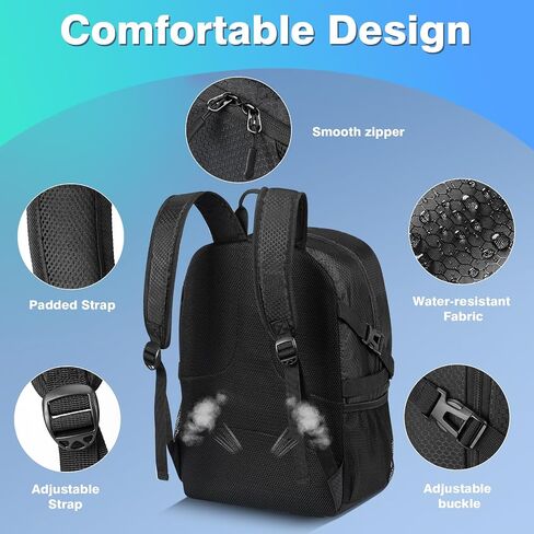 Basketball Bag Backpack with Ball & Shoes Compartment for Soccer Ball Volleyball Football, Large Sports Bag Backpack in Saudi Arabia