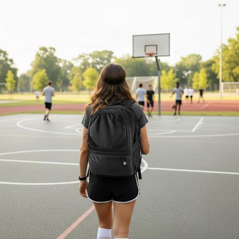 Basketball Bag Backpack with Ball & Shoes Compartment for Soccer Ball Volleyball Football, Large Sports Bag Backpack in Saudi Arabia