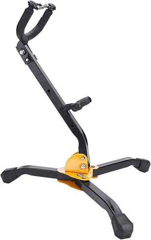 CHICIRIS Lightweight Folding Sax Tripod Stand with Adjustable Backrest, Durable Metal Stand for Alto Tenor Sax, Ideal for Students and Professionals in Saudi Arabia