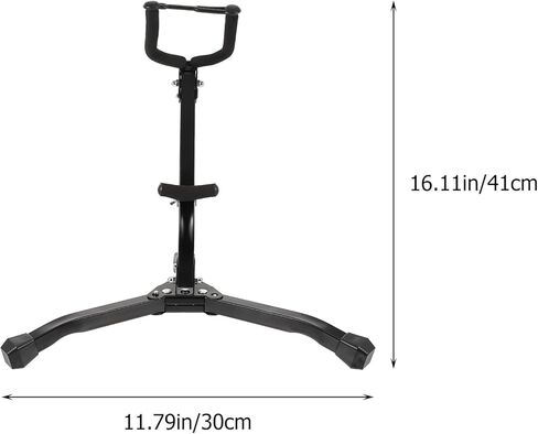 حامل ساكسفون قابل للطي من TIDTALEO حامل ثلاثي القوائم خفيف الوزن لأدوات ألتو وتينور، تصميم مريح محمول، سهل التخزين والنقل in Kuwait