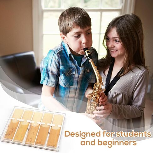 10 قطع من قصب ألتو ساكس، 7 × 1.6 سم من قصب الساكسفون الطبيعي ملحقات الآلات الموسيقية للساكسفون من أي حجم (القوة 3.0) in Kuwait