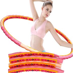 Health Hoop - Korean Weighted Hoop Weight Loss for Adult Hoops, Exercise Hoop for Great Workout Slim Body Hula-Up,Fitness Hoop ,Hoola Hoop Hula -Hula Slim body Hula-up 1.6Kg Dynamic hoop