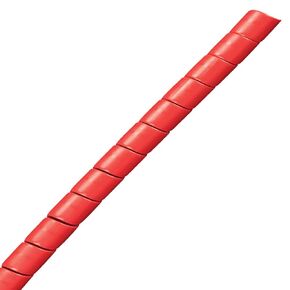 Red Spiral wrap Designed to to fit 1/2" Hydraulic Hose Size. Hose Range 0.47" - 0.86", 66' Length