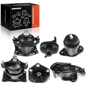 A-Premium Engine Motor and Transmission Mount Kit Compatible with Acura TL 2004-2006 & Honda Accord 2003-2007, Automatic Transmission, 6-PC Set