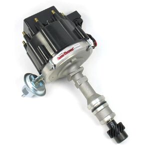 PerTronix D1100 Flame-Thrower Black Cap Distributor HEI for Oldsmobile V8