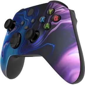 eXtremeRate Replacement Shell for Xbox Series X|S Controller, Nebula Front Housing Faceplate Case for Xbox Series X & Xbox Series S Controller Custom Accessories