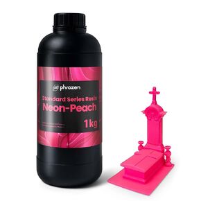 phrozen Standard Series 3D Printer Resin, 405nm DLP LCD UV-Curing Photopolymer Resin for Plastic Models, Action Figures, Jewelry, Prototyping, Bright Color (Neon-Pumpkin, 1KG)